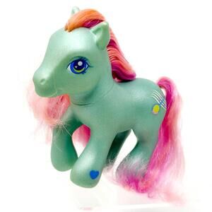 My Little Pony Banjo Blue G3 2002 Toys R Us Exclusive MLP Vintage Teal Horse